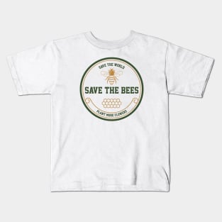 Save The Bees Kids T-Shirt